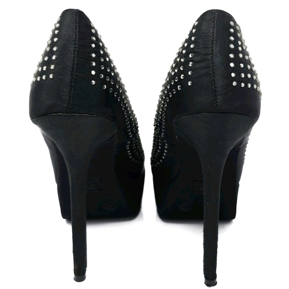 SM New York disco diamond stud platforms size 10 - Picture 5 of 9